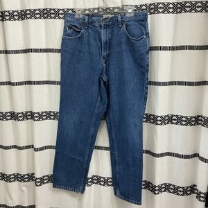 L.L.Bean Classic Fit Jeans Men's 35x29 Blue Denim 100% Cotton Vintage‎ USA Style